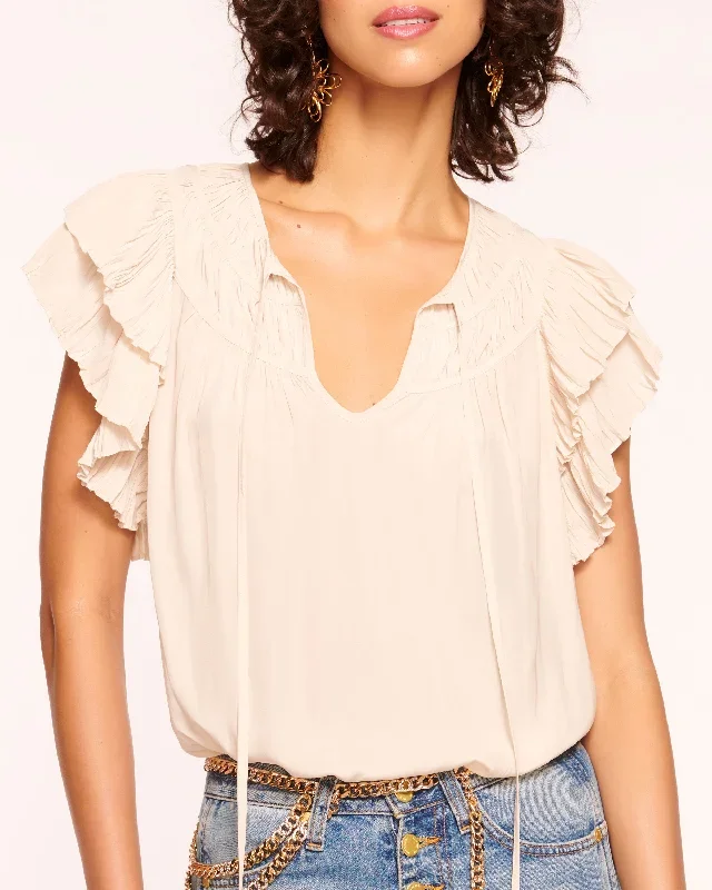 sue-flutter-sleeve-blouse