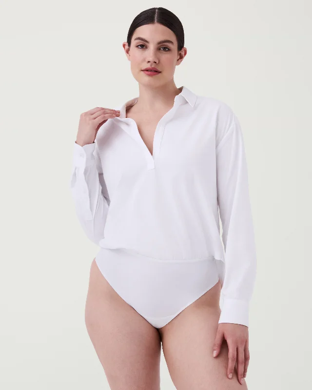 The Collared Long Sleeve Bodysuit