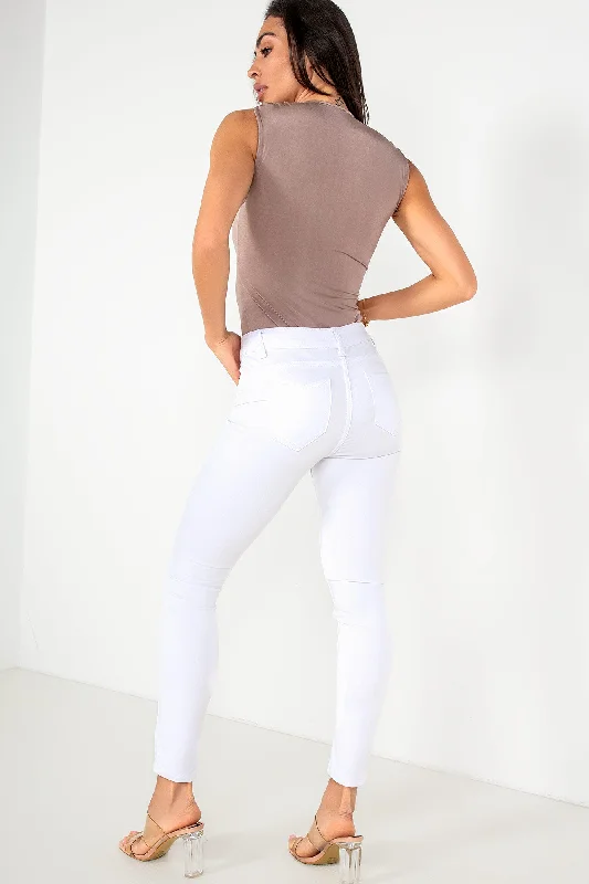 valerie-taupe-sheen-knot-front-bodysuit