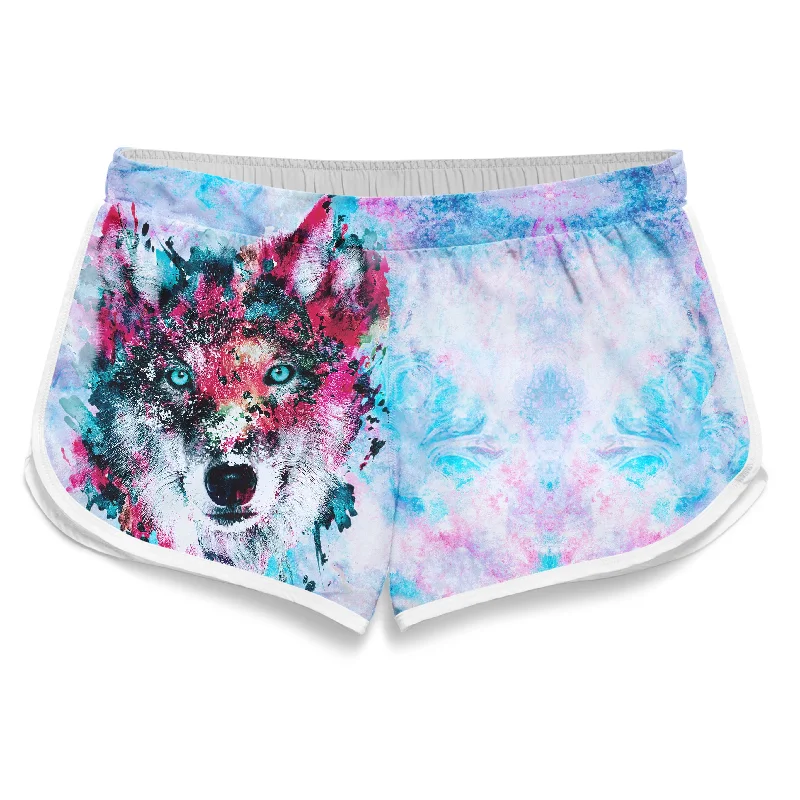 Wolf Women's Retro Shorts