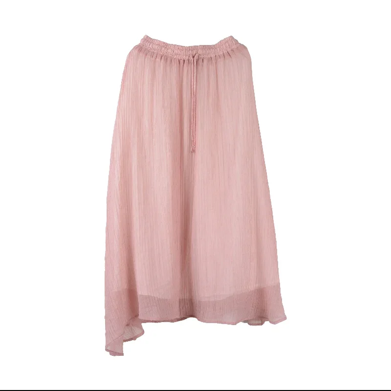 women-summer-chiffon-casual-loose-skirt